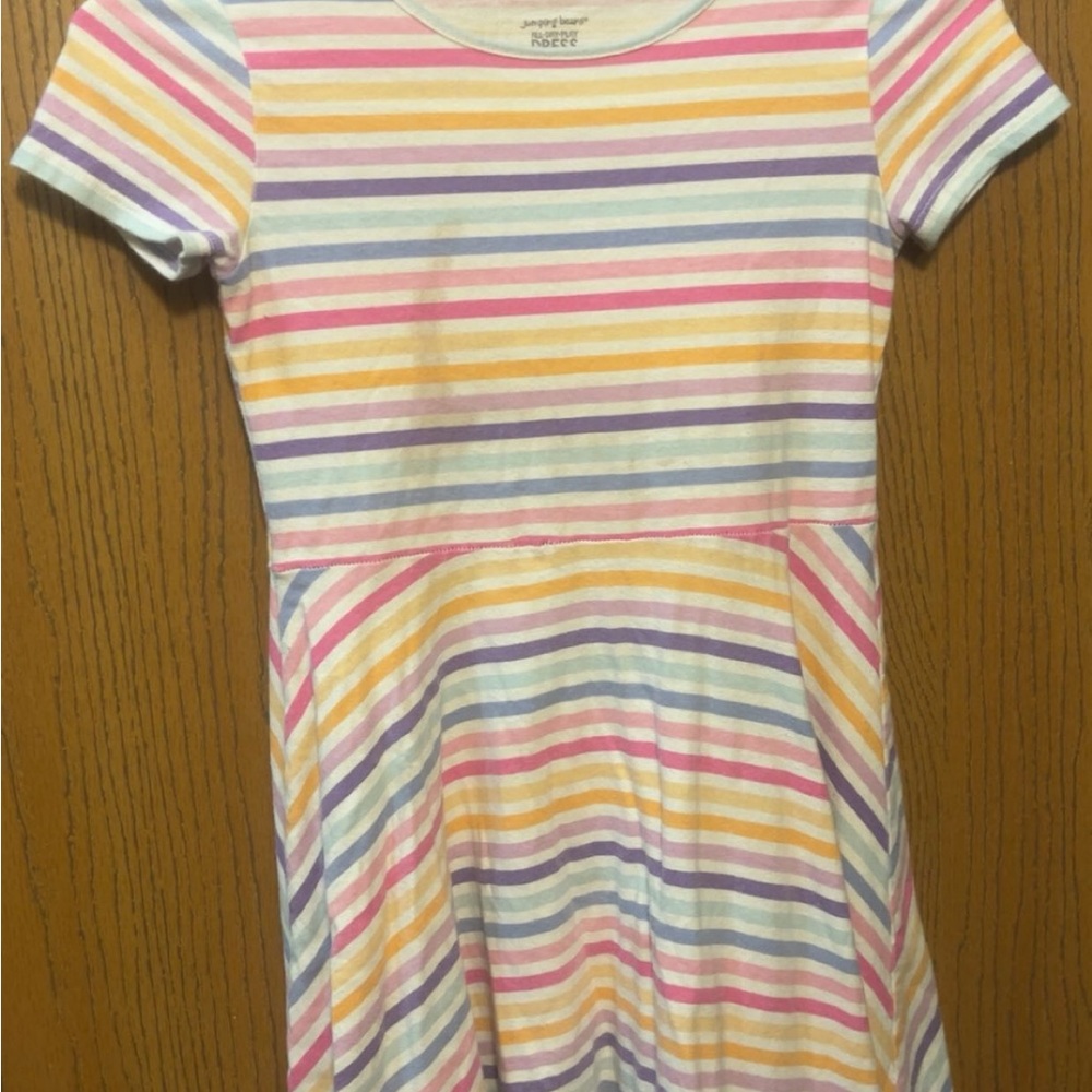 Jumping Beans Multicolor Striped Casual Dress